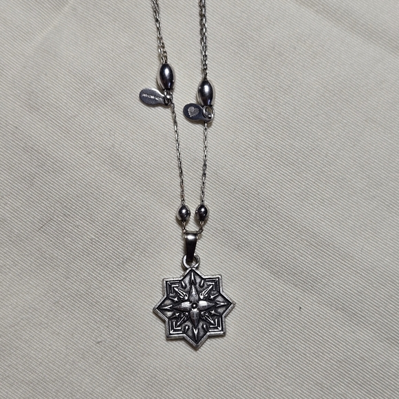 Alex and Ani Silver "Healing Love" Charm Necklace Adjustable Length - Picture 1 of 5